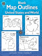 Blank Map Outlines, United States and World